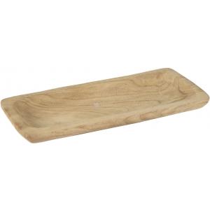 Kobe Tray Rectangular Natural L 45x20x4 cm rechthoekige houten schaal